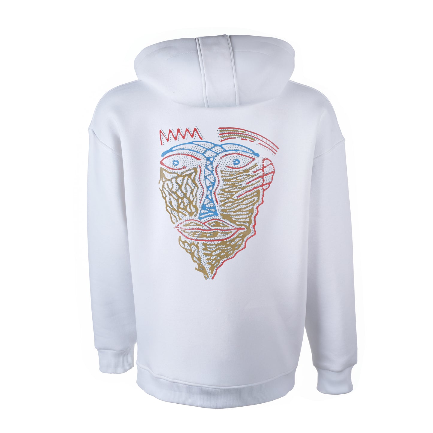 Blues Eyes Hoodie - Weiß - Unisex