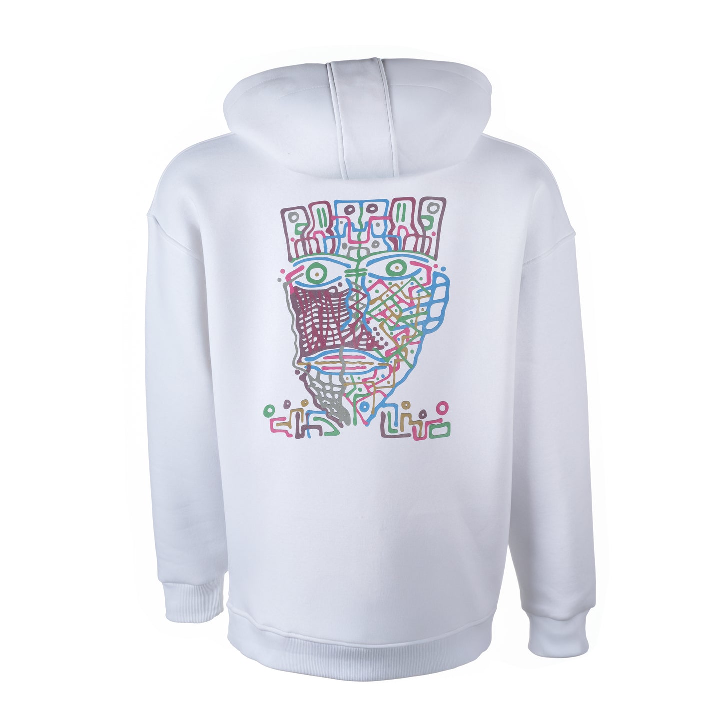 Face of Niho Hoodie - Weiß - Unisex
