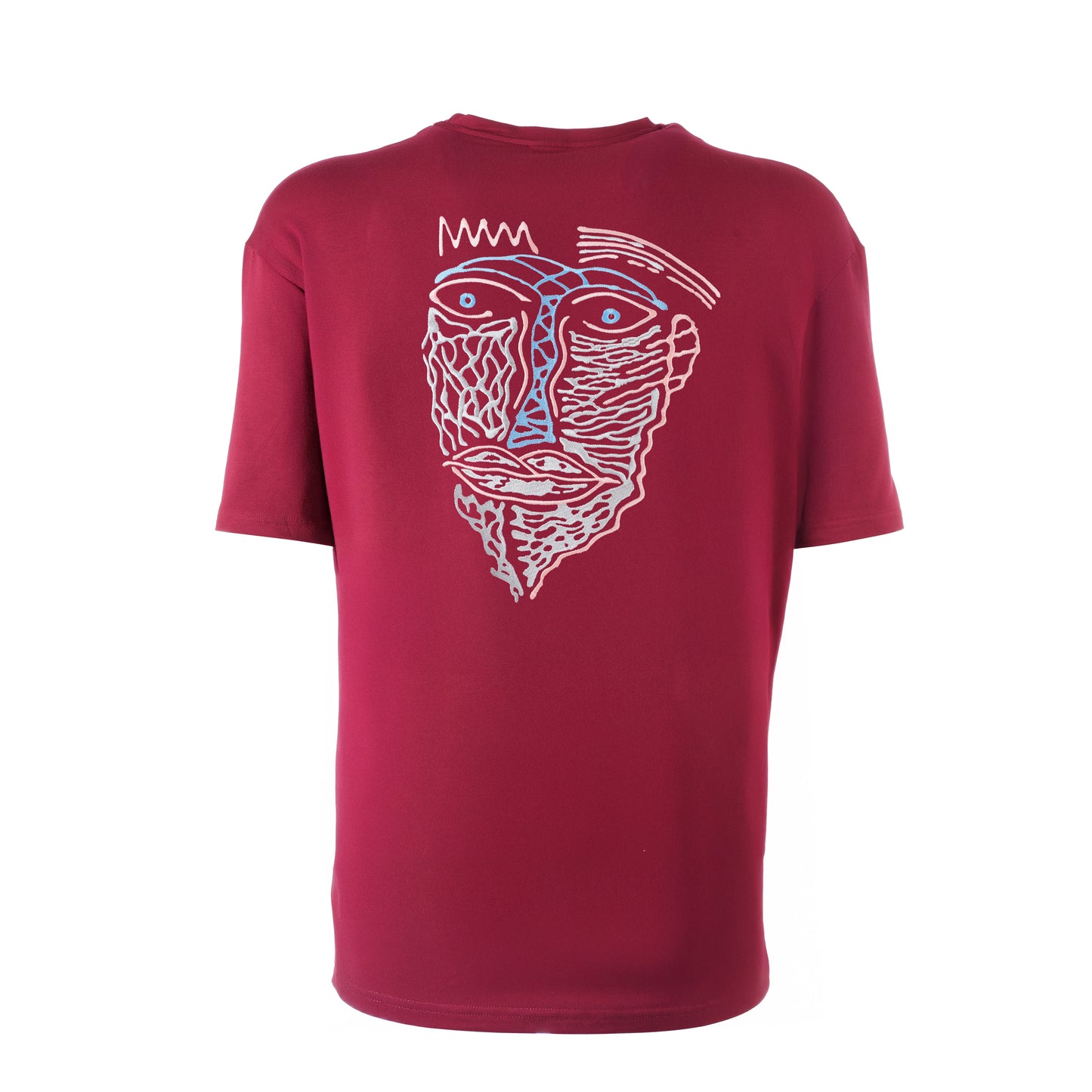 Blues Eyes Oversize-Shirt - Bordeaux - Unisex