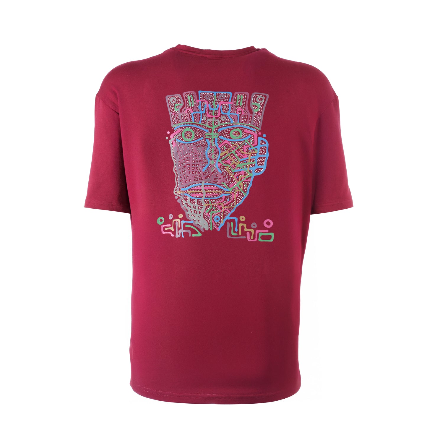 Face of Niho Oversize-Shirt - Bordeaux - Unisex