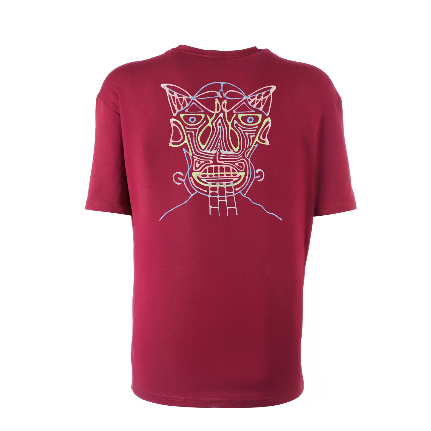 Smart Devil Oversize-Shirt - Bordeaux - Unisex