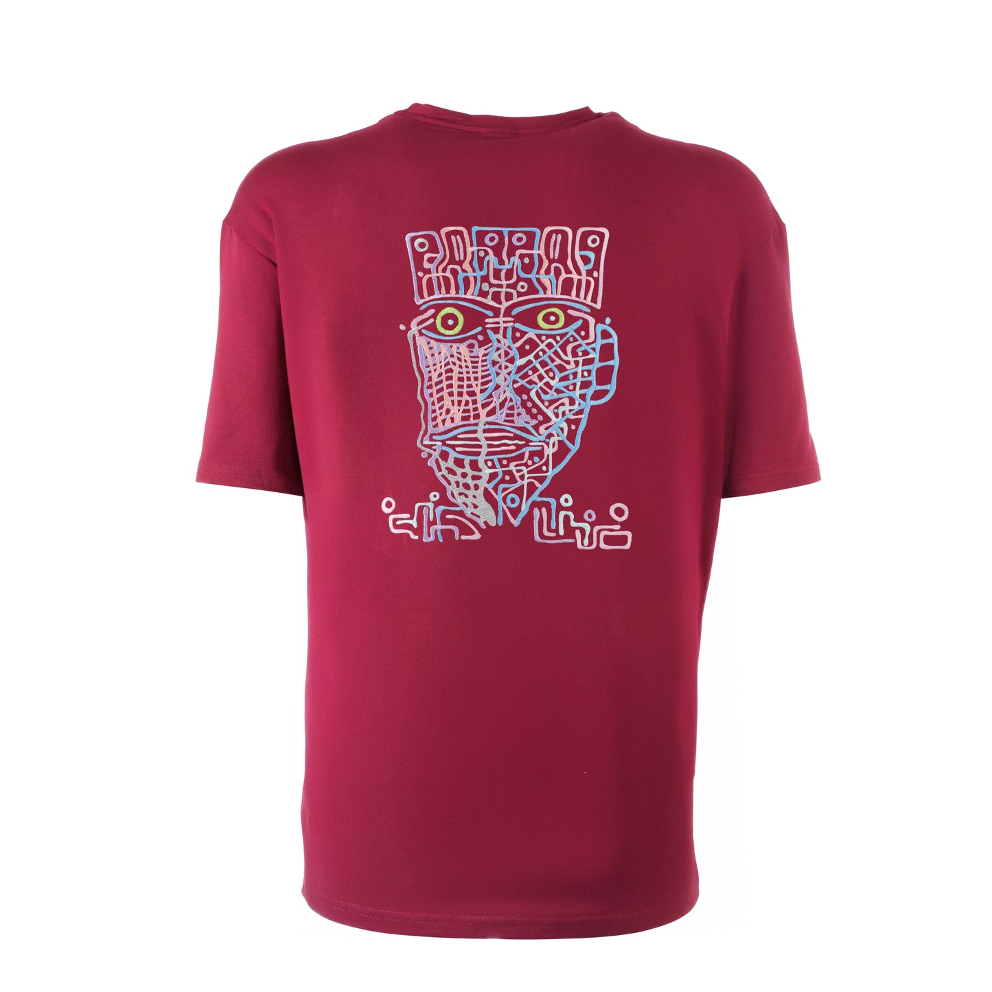 Face of Niho Oversize-Shirt - Bordeaux - Unisex