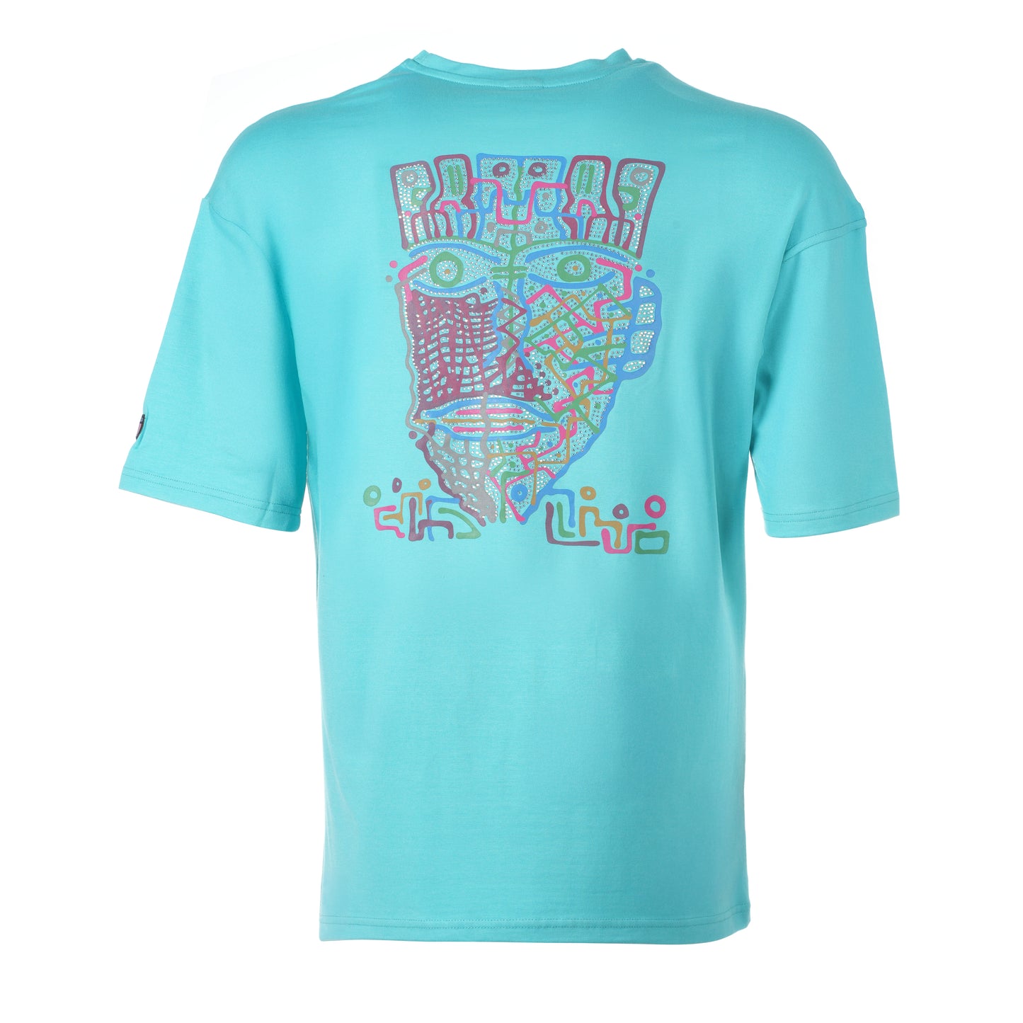 Face of Niho Oversize-Shirt - Türkis - Unisex