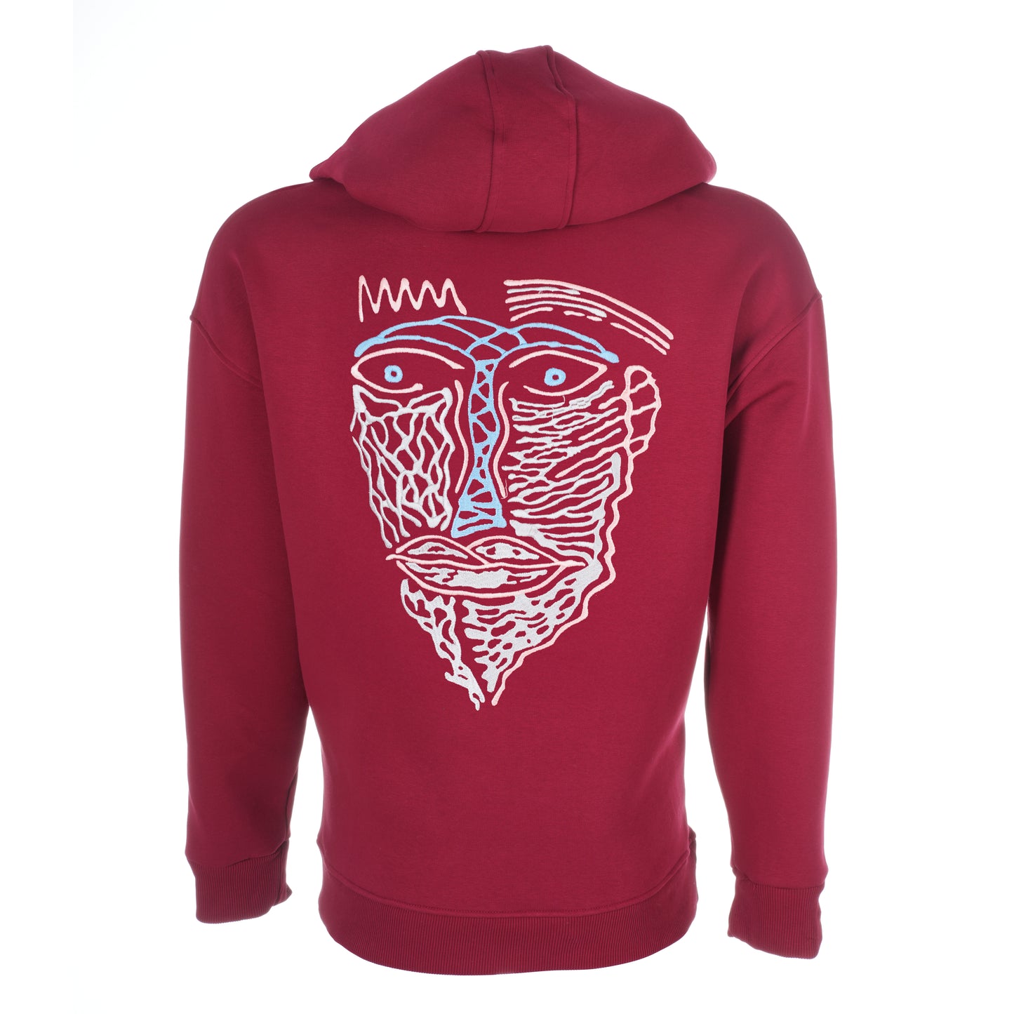 Blues Eyes Hoodie - Bordeaux - Unisex
