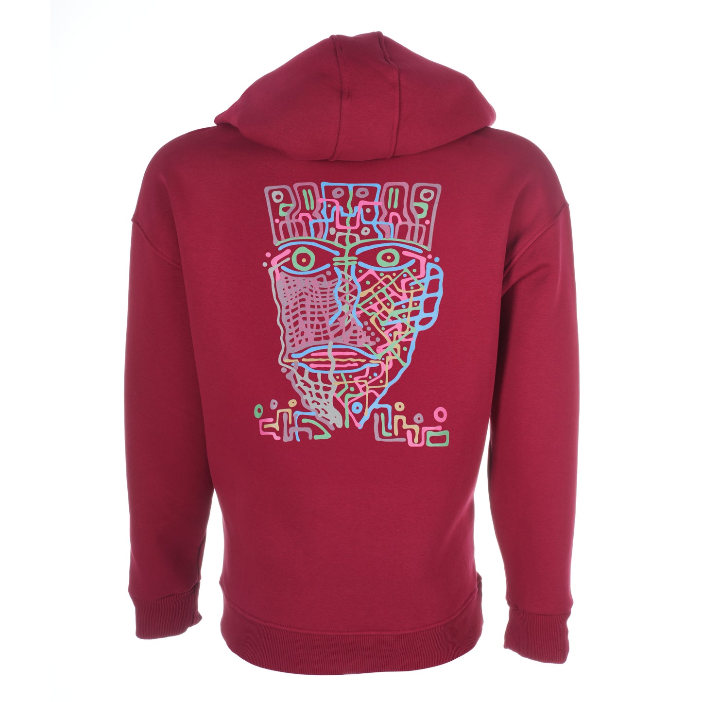 Face of Niho Hoodie - Bordeaux - Unisex