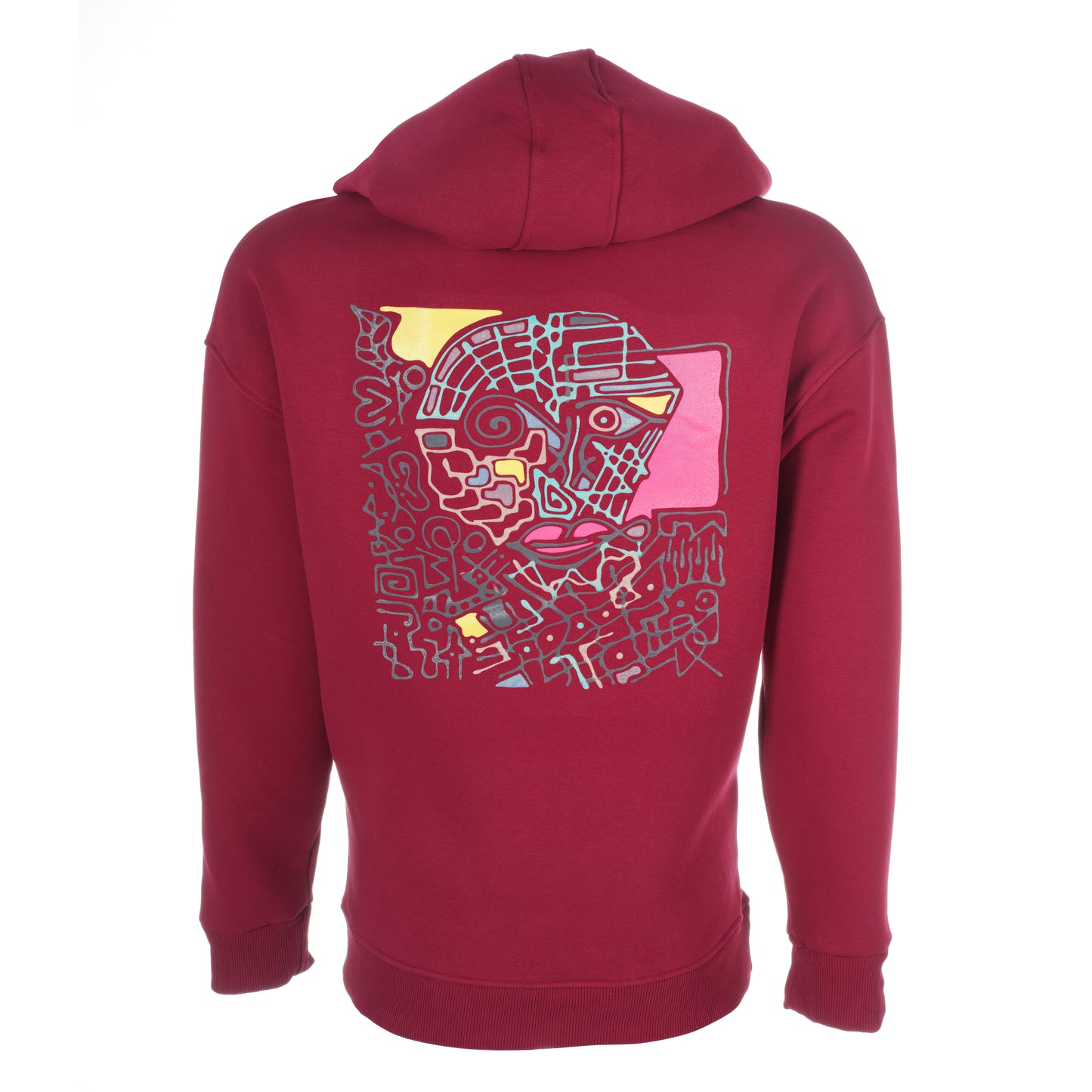 Beginning Composition Hoodie - Bordeaux - Unisex