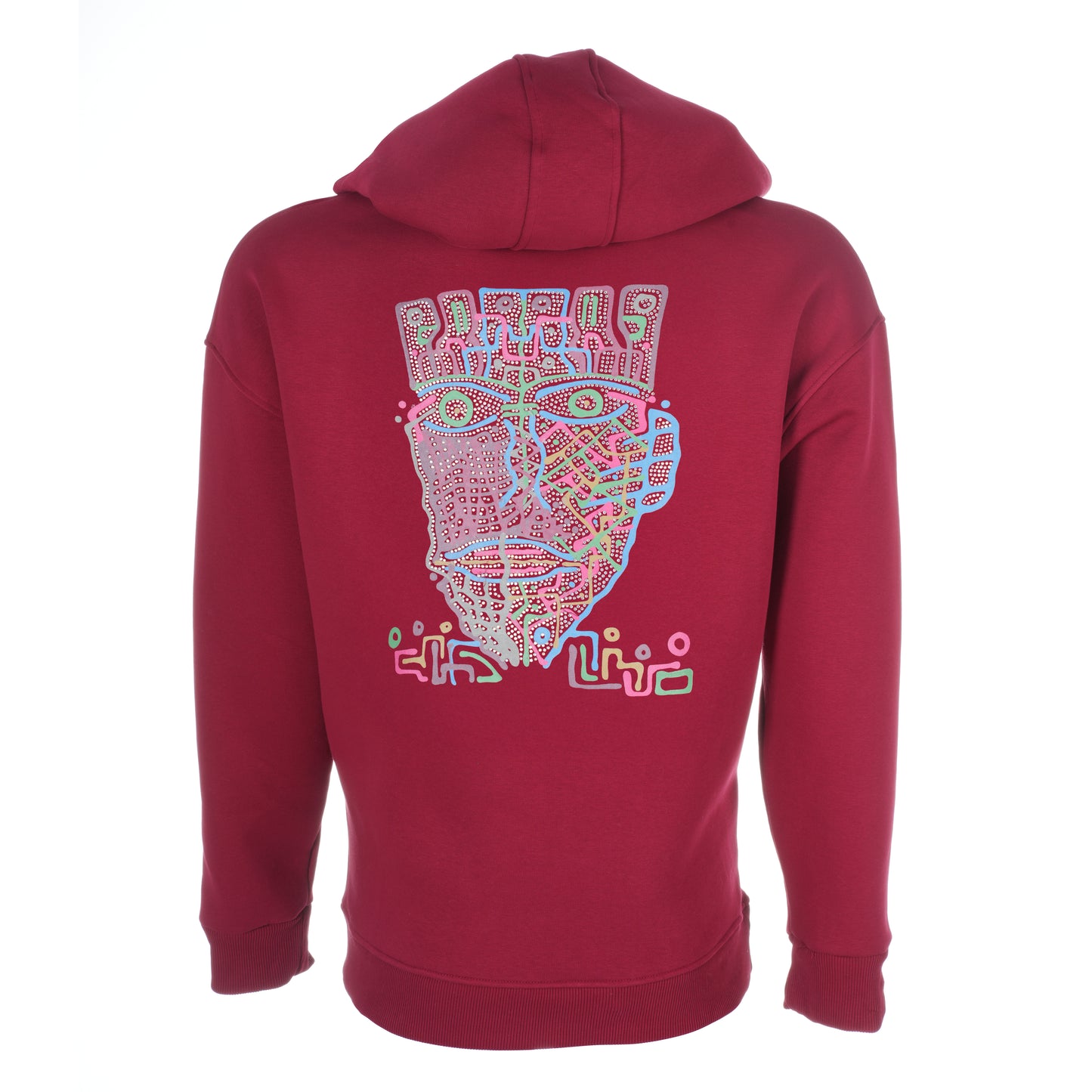 Face of Niho Hoodie - Bordeaux - Unisex