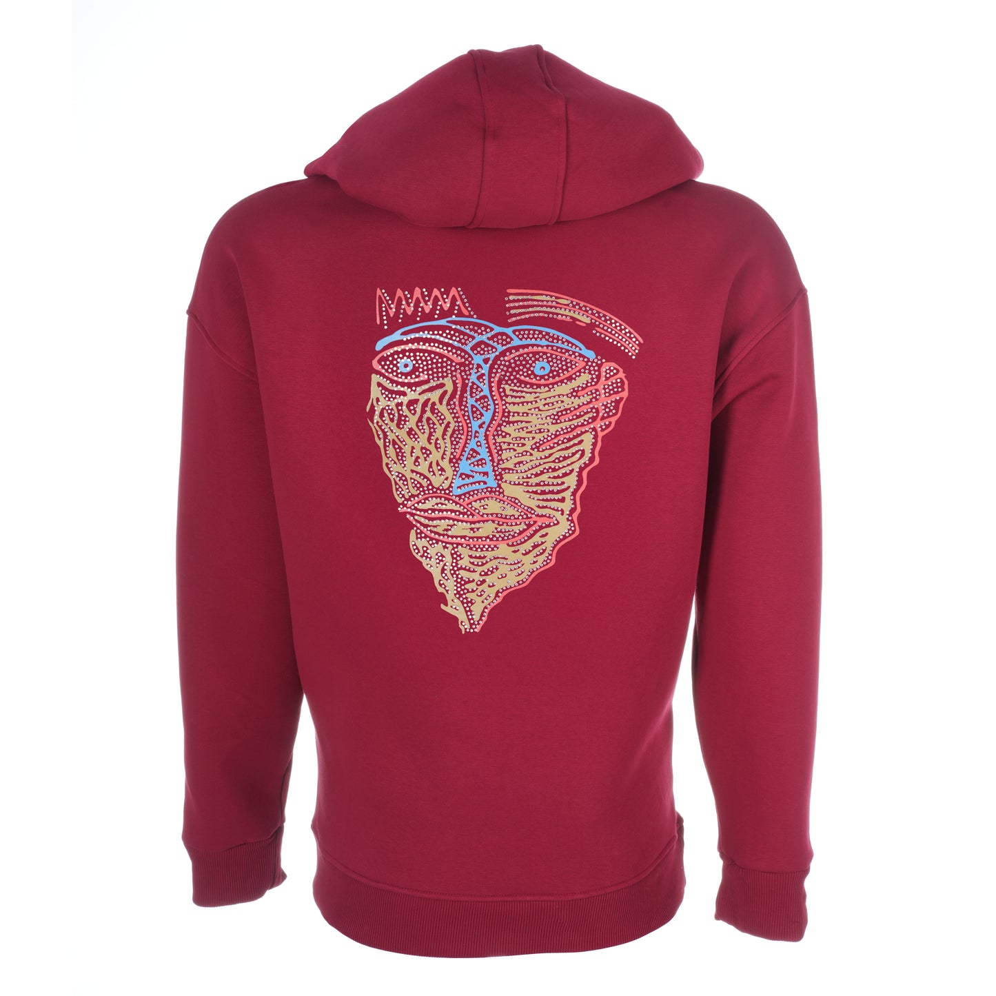 Blues Eyes Hoodie - Bordeaux - Unisex