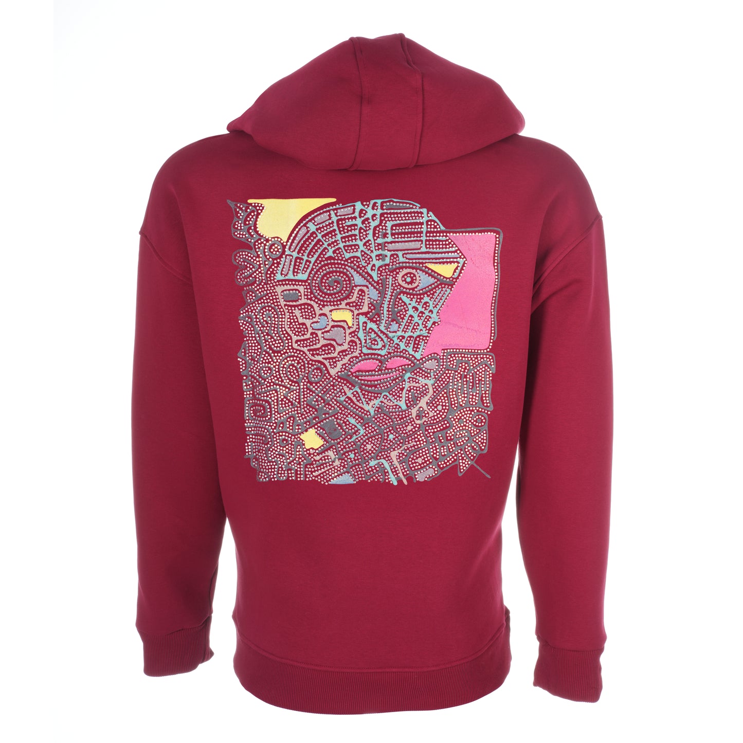 Beginning Composition Hoodie - Bordeaux - Unisex