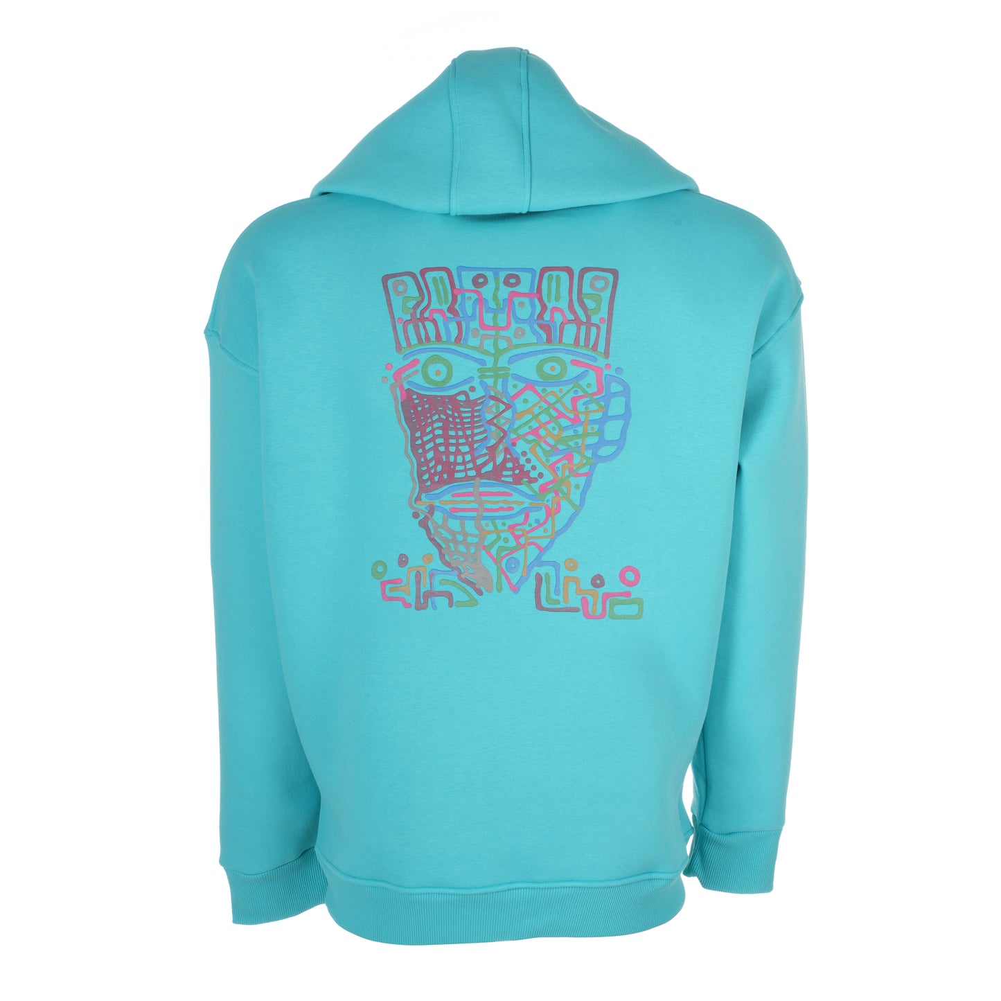 Face of Niho Hoodie - Türkis - Unisex
