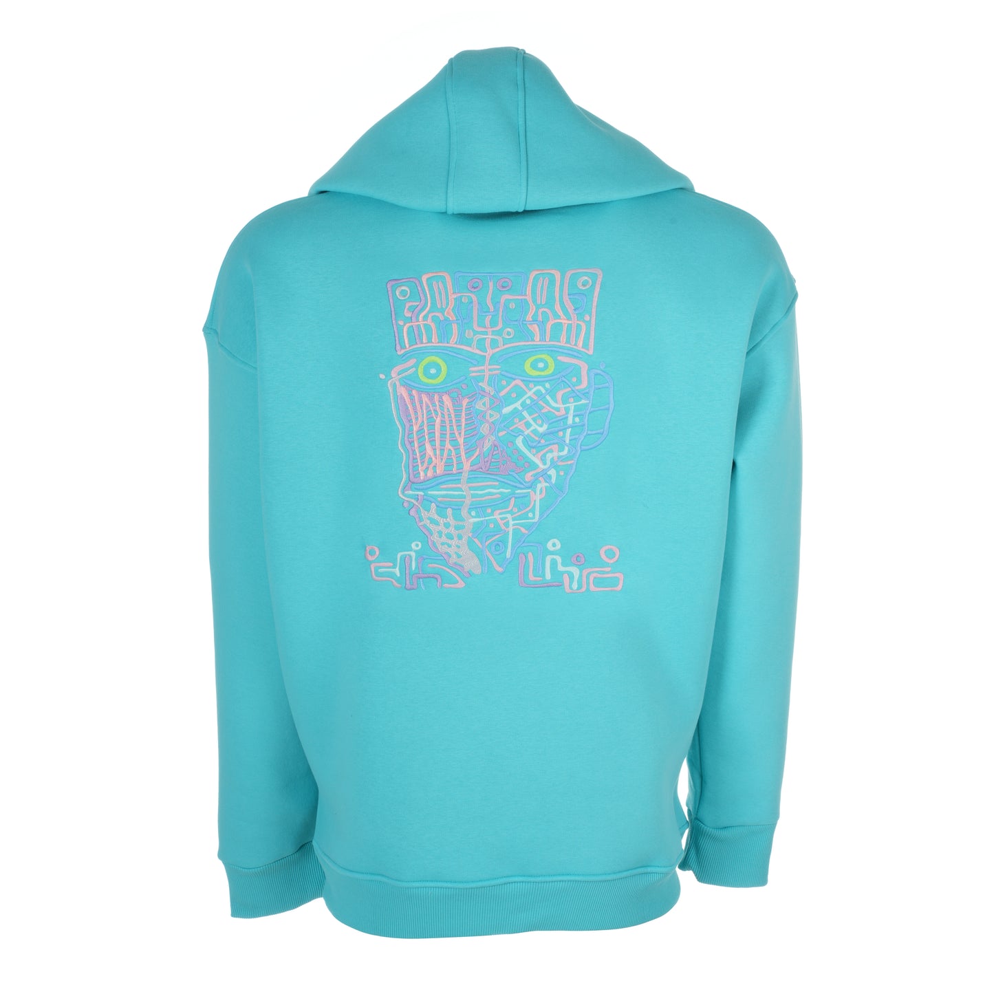 Face of Niho Hoodie - Türkis - Unisex