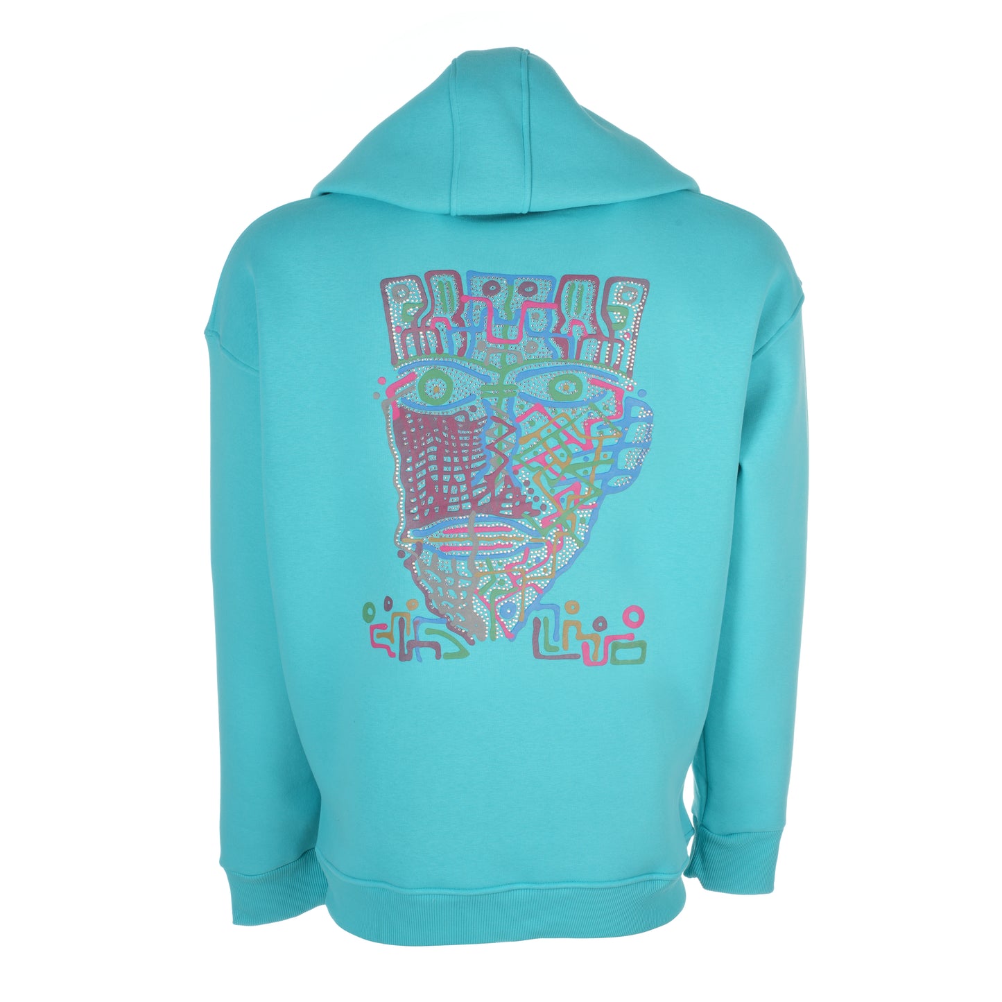 Face of Niho Hoodie - Türkis - Unisex