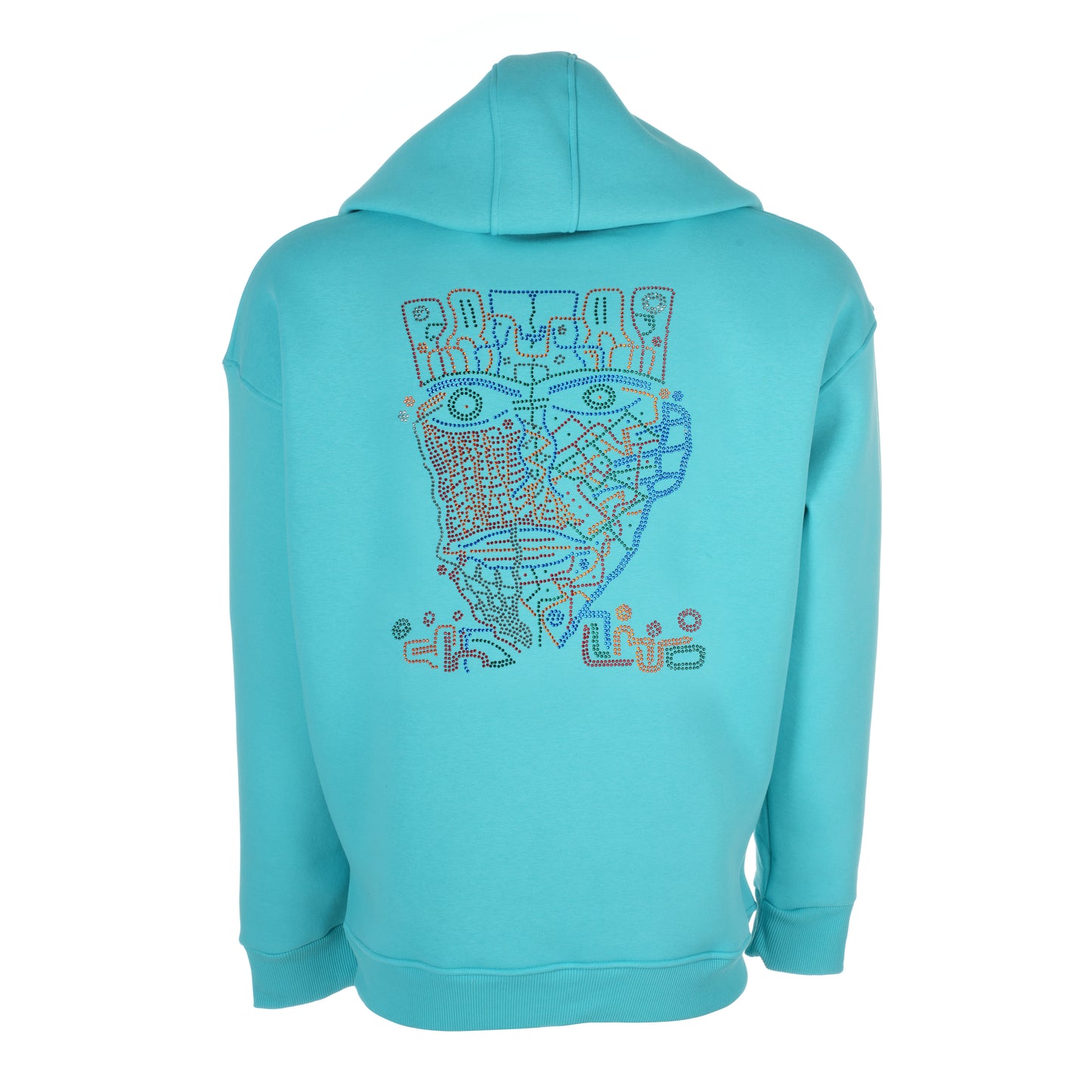 Face of Niho Hoodie - Türkis - Unisex