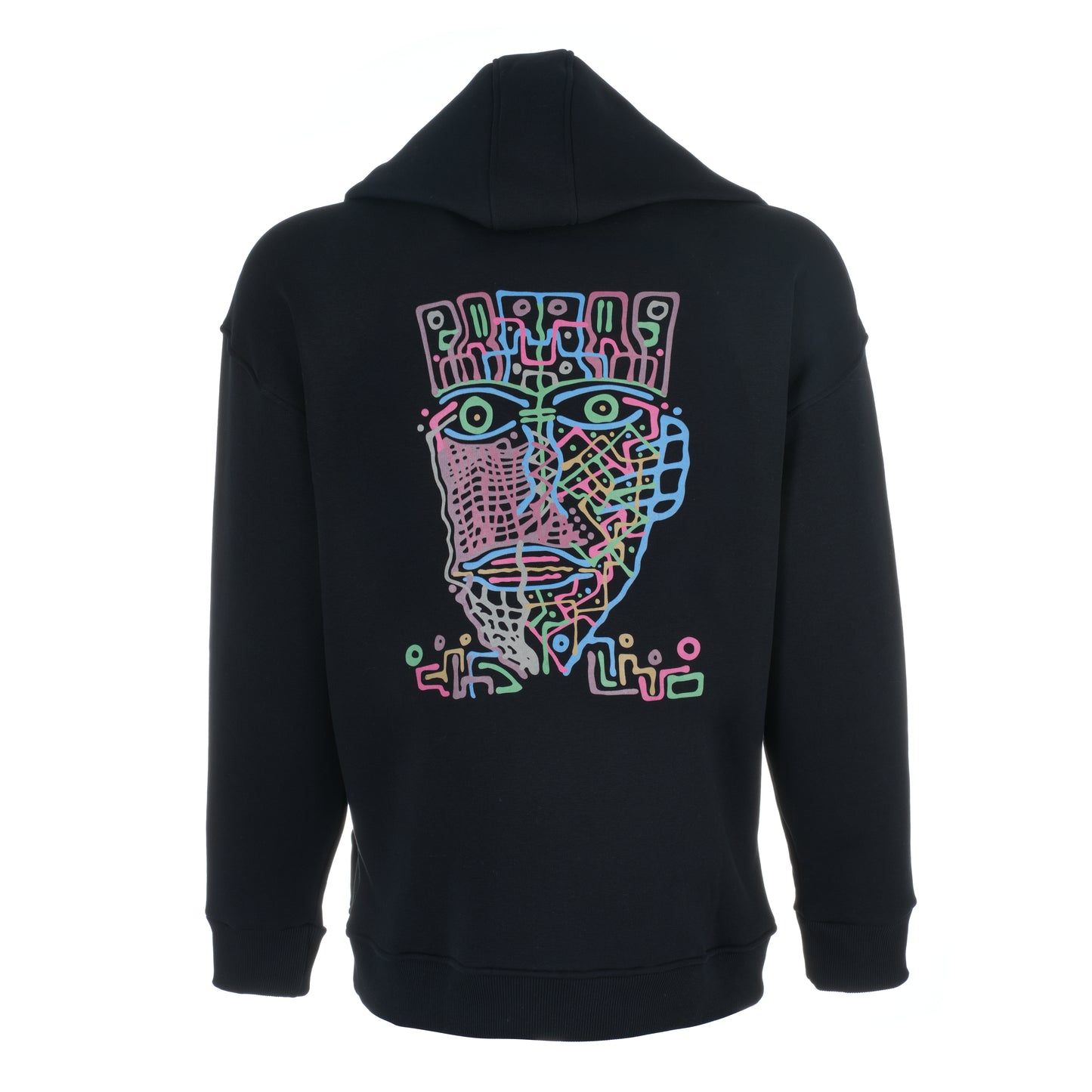 Face of Niho Hoodie - Schwarz - Unisex