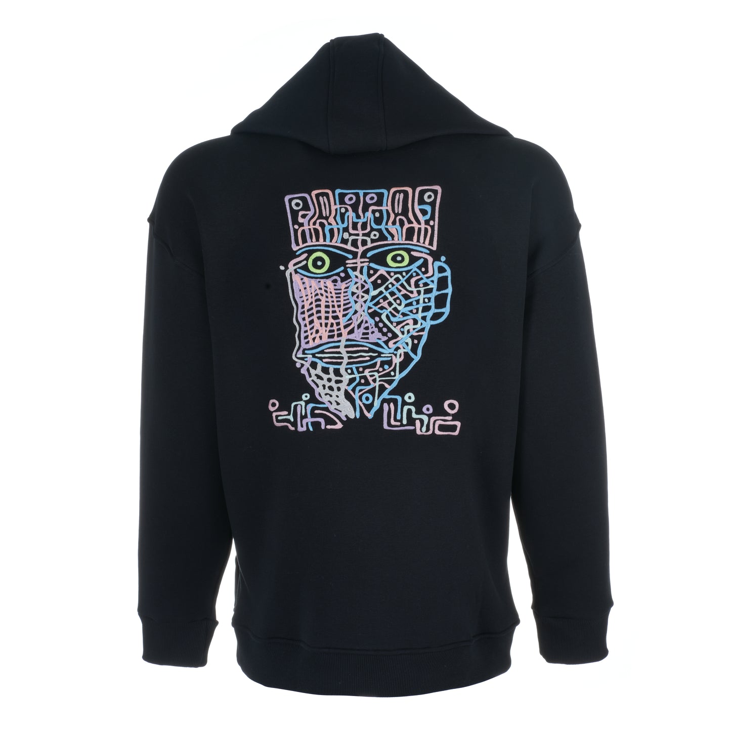 Face of Niho Hoodie - Schwarz - Unisex