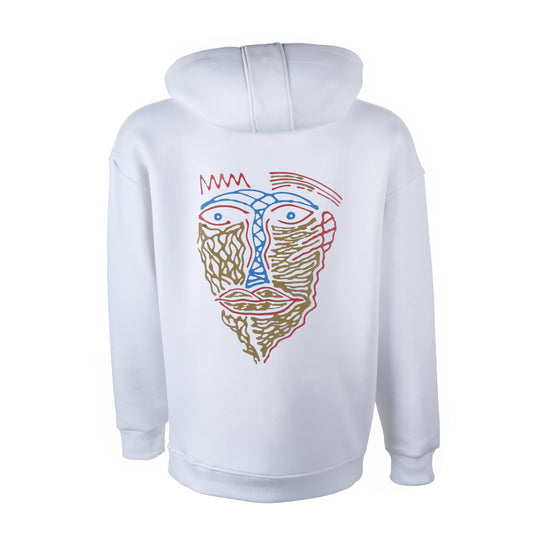 Blues Eyes Hoodie - Weiß - Unisex